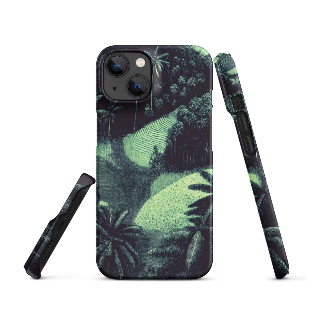 Harmony in Green: A Surreal Landscape