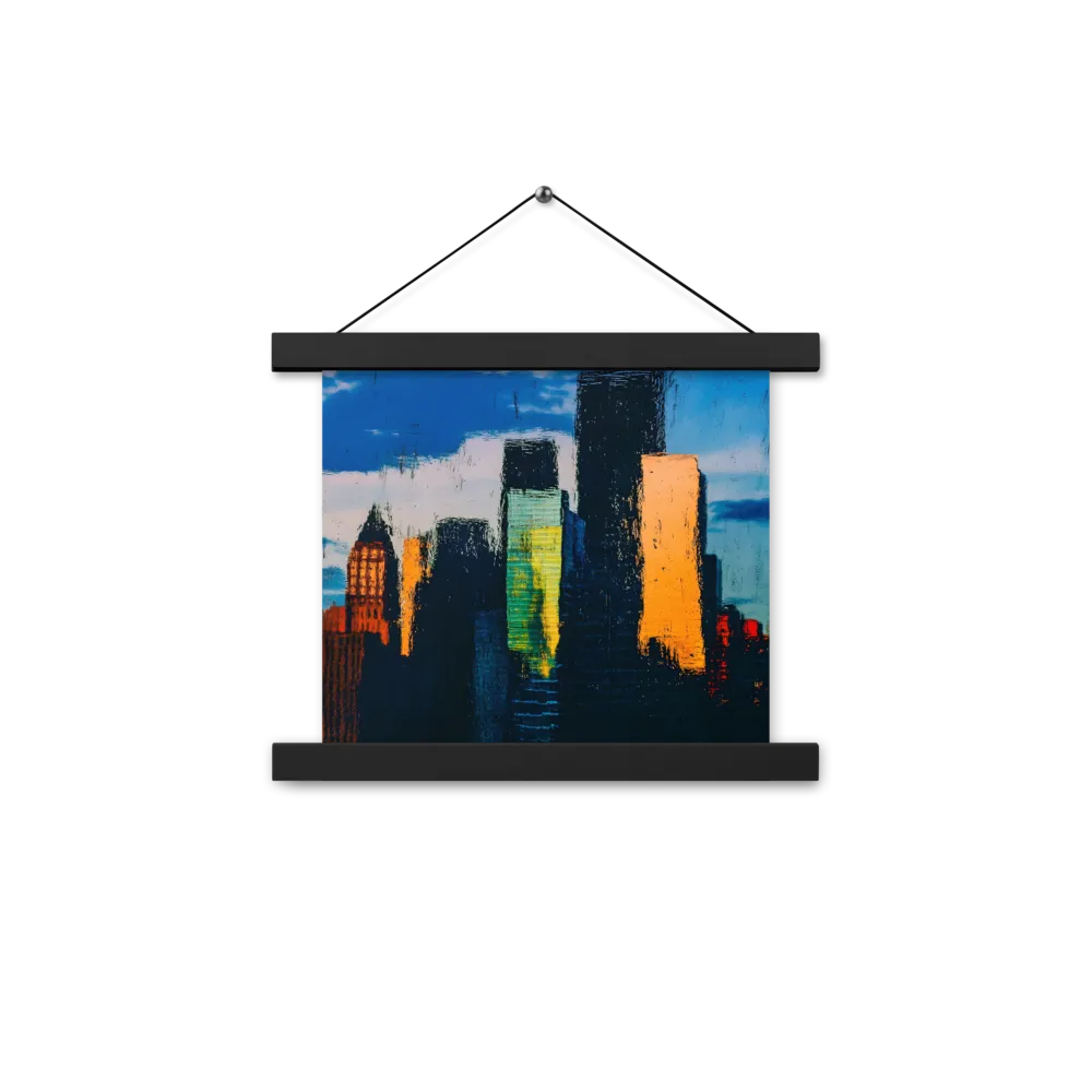 Reflections of Tranquility | Poster With Black Wood Hanger | 10″×10″