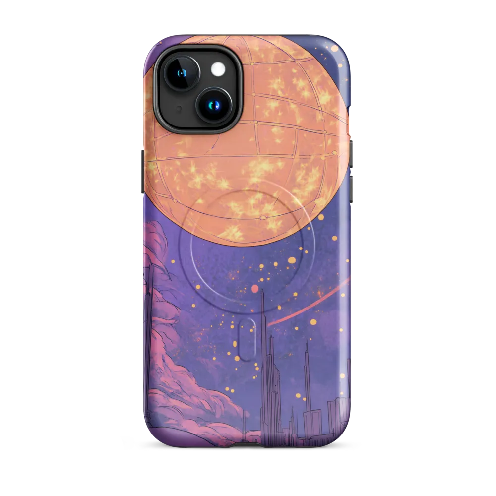 Celestial Cityscape: A Dance of Colors