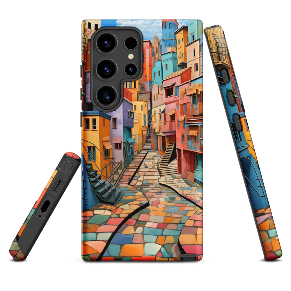 Vibrant Cityscape: A Kaleidoscope of Colors