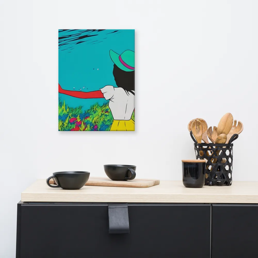 Whimsical Encounter | Canvas | 12″×16″