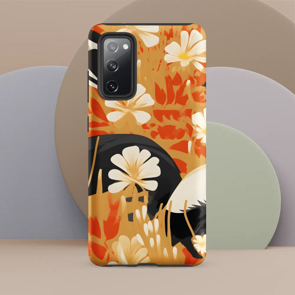 Whimsical Badgers in Bloom