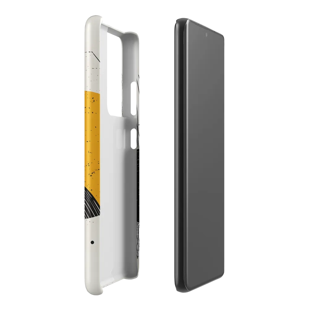 Dynamic Harmony in Black and Yellow