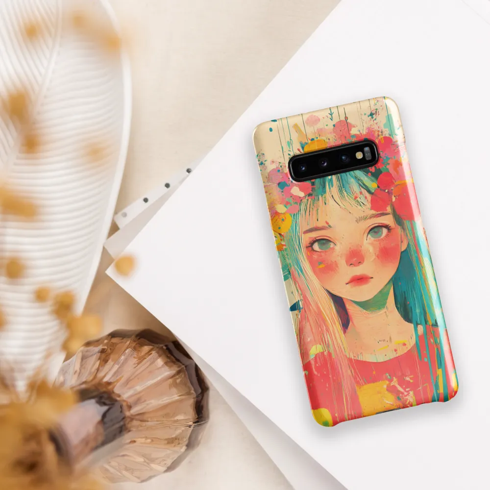 Whimsical Blossom | Phone Case |  S10 Plus | Snap Case | Glossy