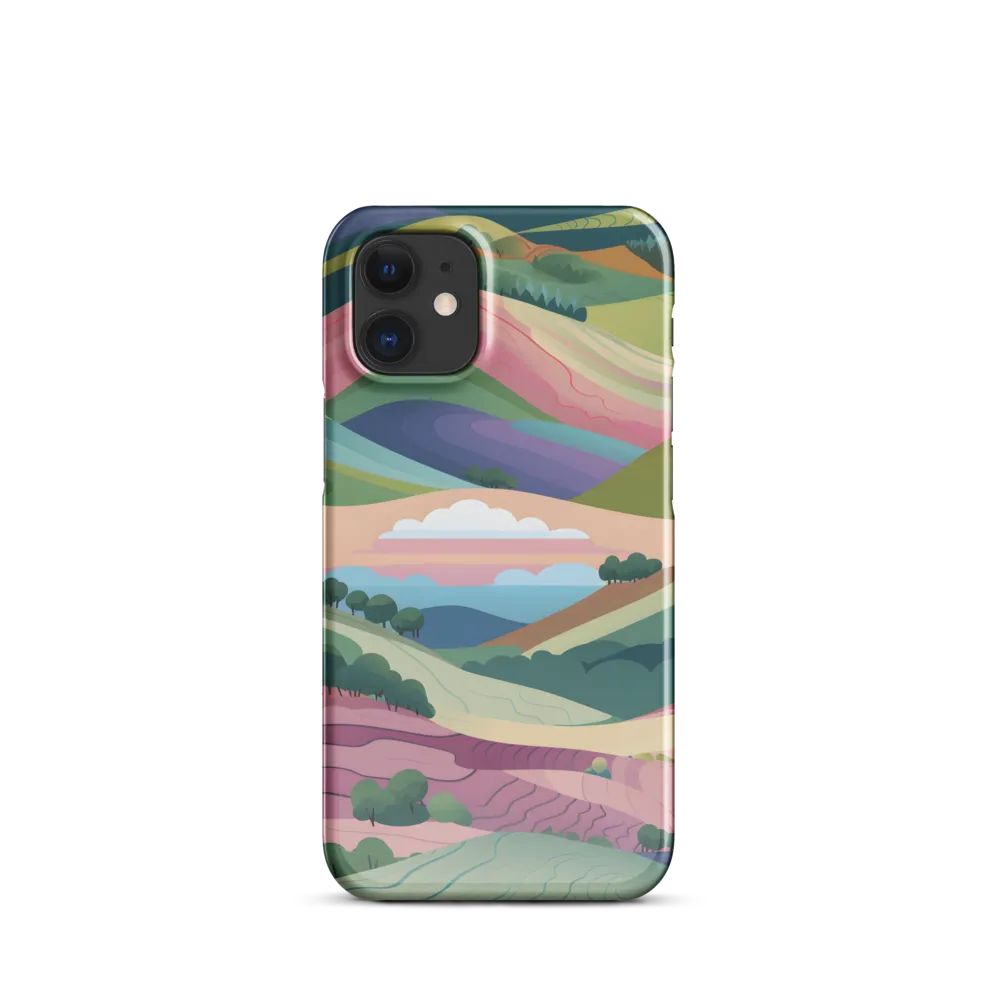 Harmonious Hills | Phone Case |  12 Mini | Snap Case | Glossy