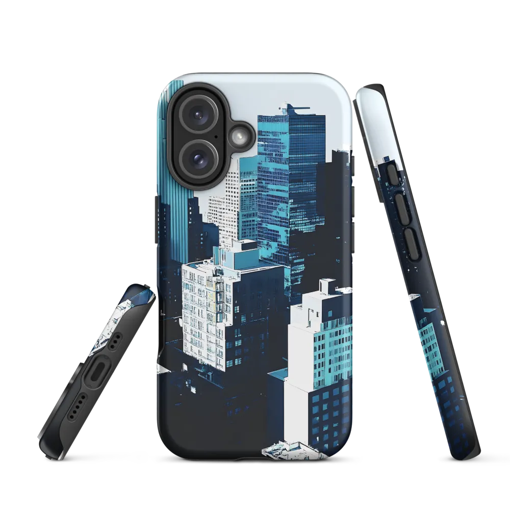 Urban Serenity: A Minimalist Cityscape | Phone Case