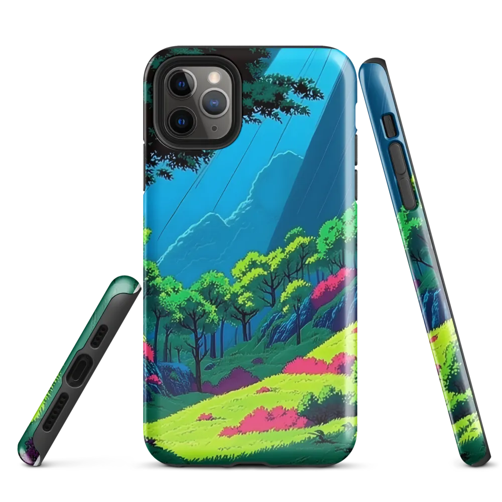 Whispers of a Vibrant Forest | Phone Case |  11 Pro Max | Tough Case | Glossy