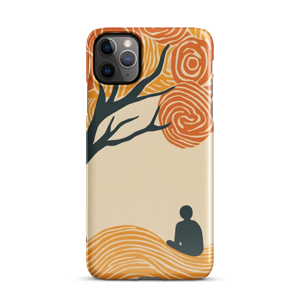 Silent Reflections under Swirling Leaves | Phone Case |  11 Pro Max | Snap Case | Glossy