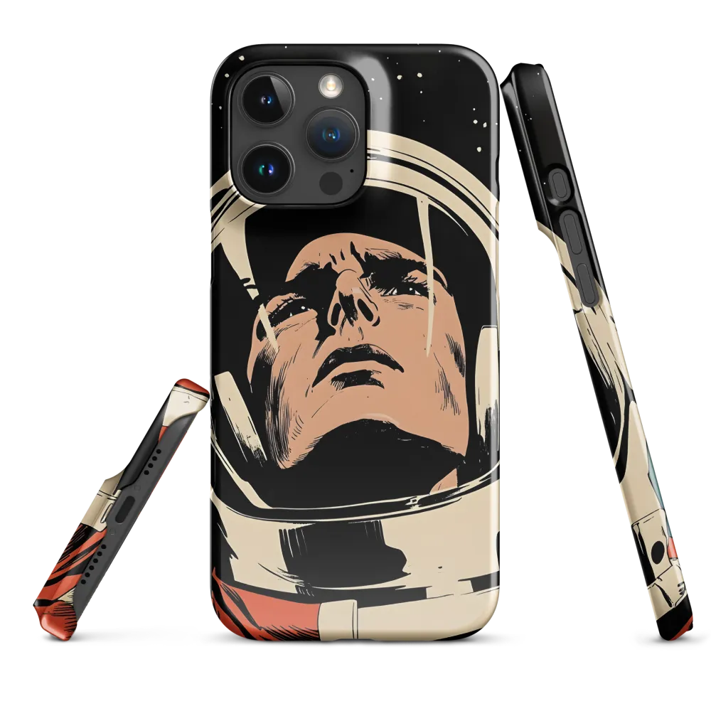 Gaze of the Astronaut | Phone Case |  16 Pro Max | Snap Case | Glossy
