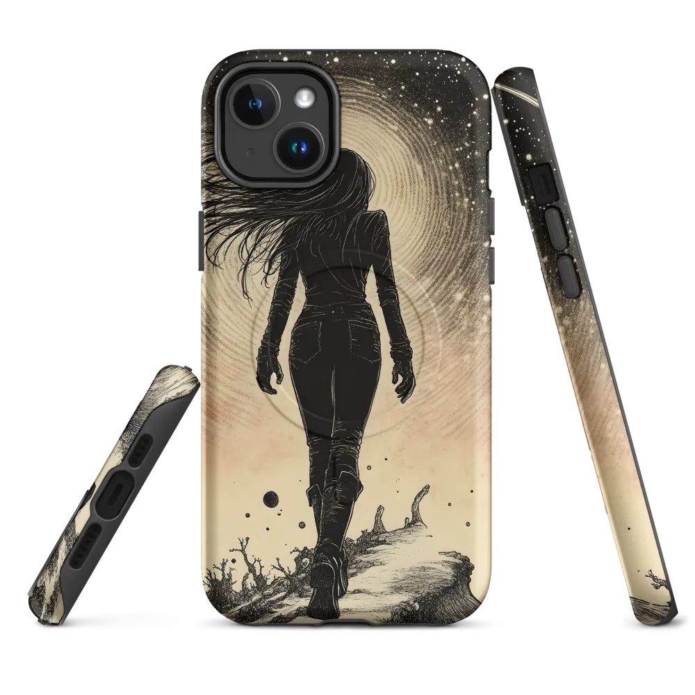 Journey Through the Cosmos | Phone Case |  14 Plus | MagSafe® Tough Case | Matte
