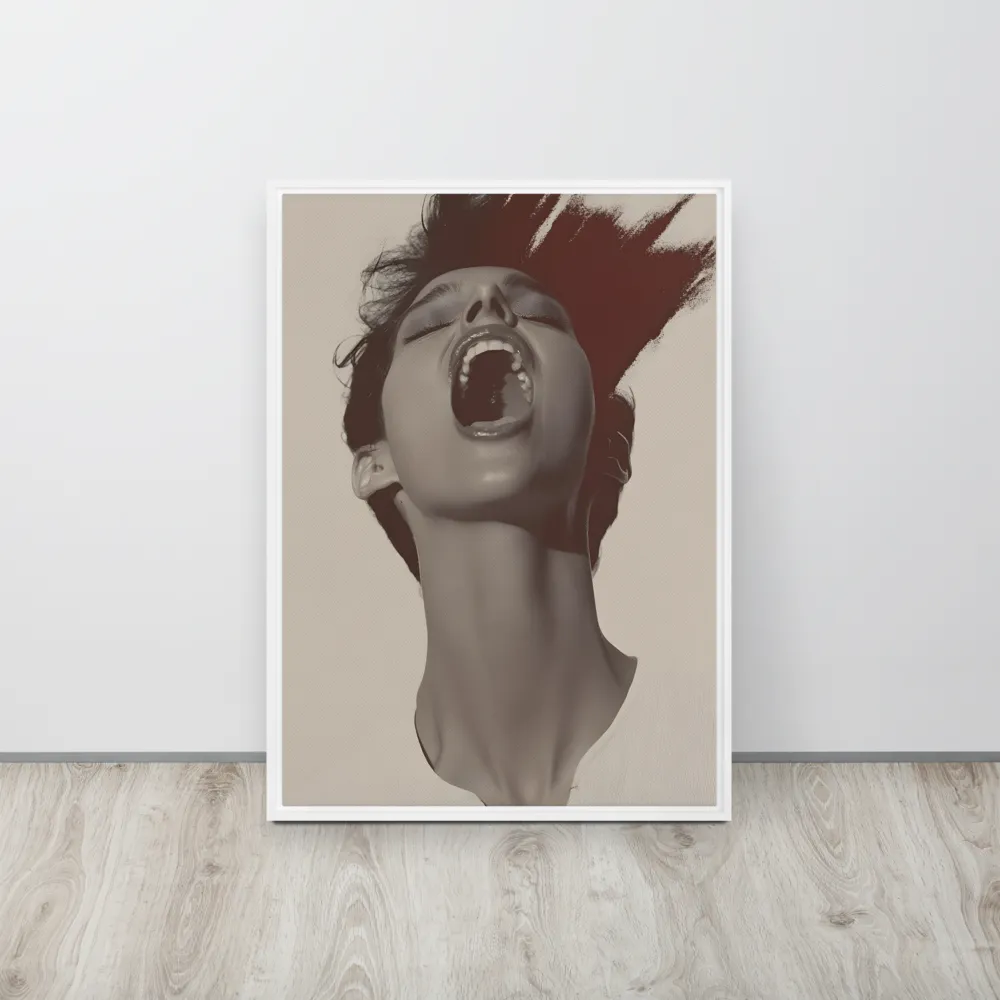 Echoes of Emotion | Canvas with White Frame | 20″×28″