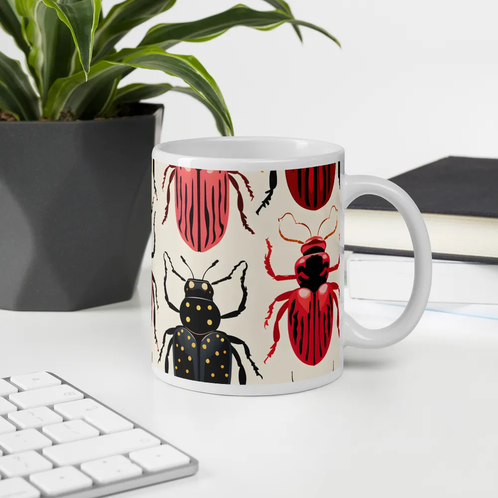 Beetle Mosaic: A Colorful Exploration of Insects | Mugs | Multiple Sizes & Colors