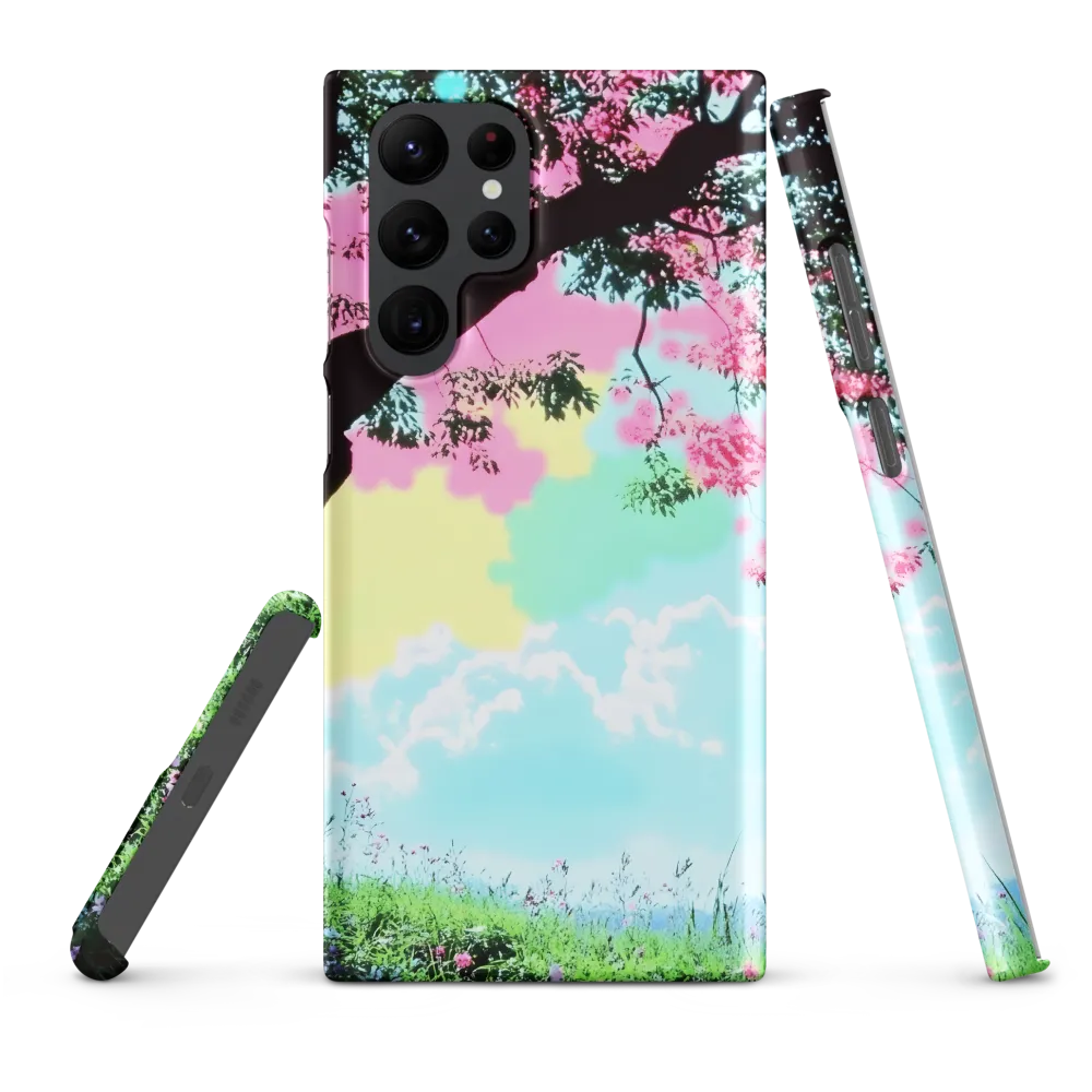 Pastel Dreams: A Surreal Tree Landscape