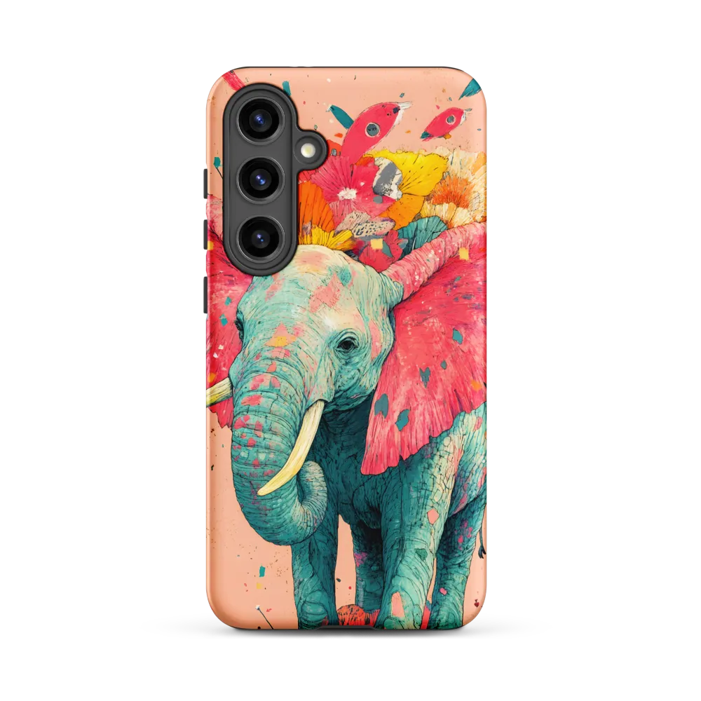 Whimsical Elegance: The Floral Elephant