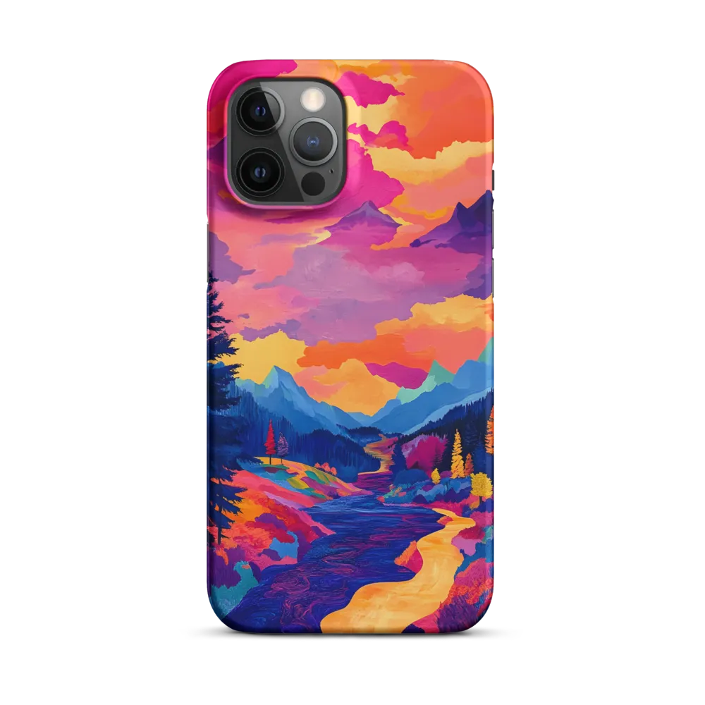 Radiant Serenity: A Surreal Landscape | Phone Case |  12 Pro Max | Snap Case | Matte