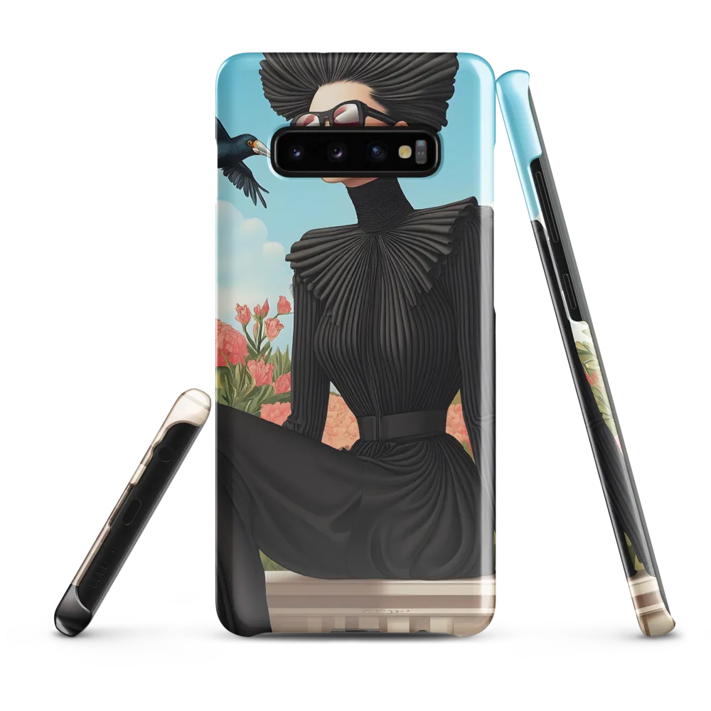 Chic Elegance in Bloom | Phone Case |  S10 Plus | Snap Case | Glossy