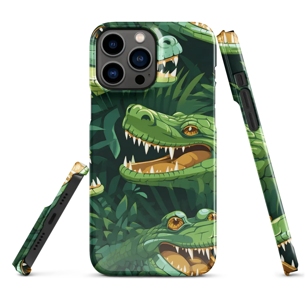 Fierce Crocodilian Medley | Phone Case |  13 Pro Max | Snap Case | Glossy