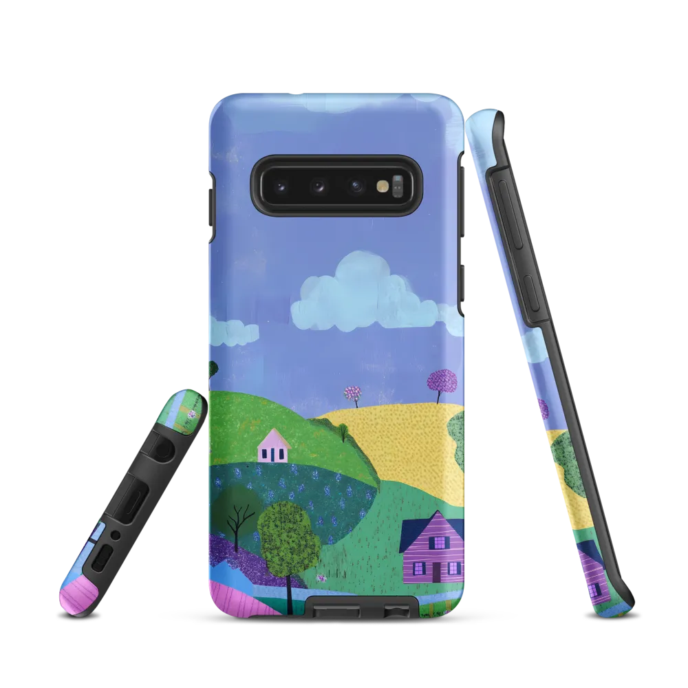 Whimsical Hills and Quaint Homes | Phone Case |  S10 | Tough Case | Matte