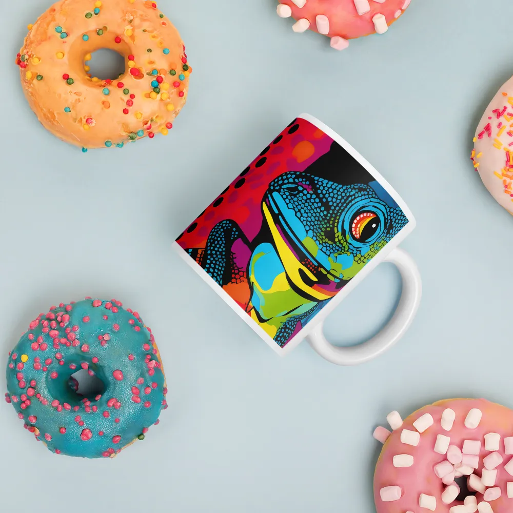 Colorful Encounters: The Playful Geckos | Mugs | Multiple Sizes & Colors