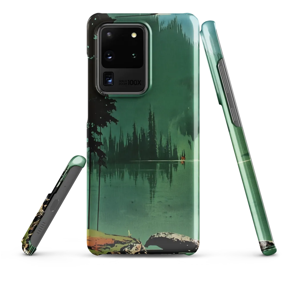 Serenity Reflected: A Tranquil Lake Scene
