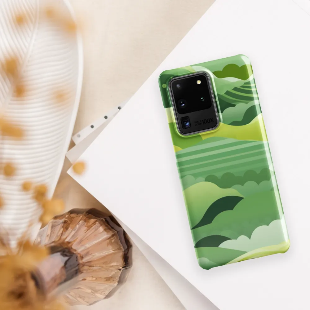 Tranquility in Green Waves