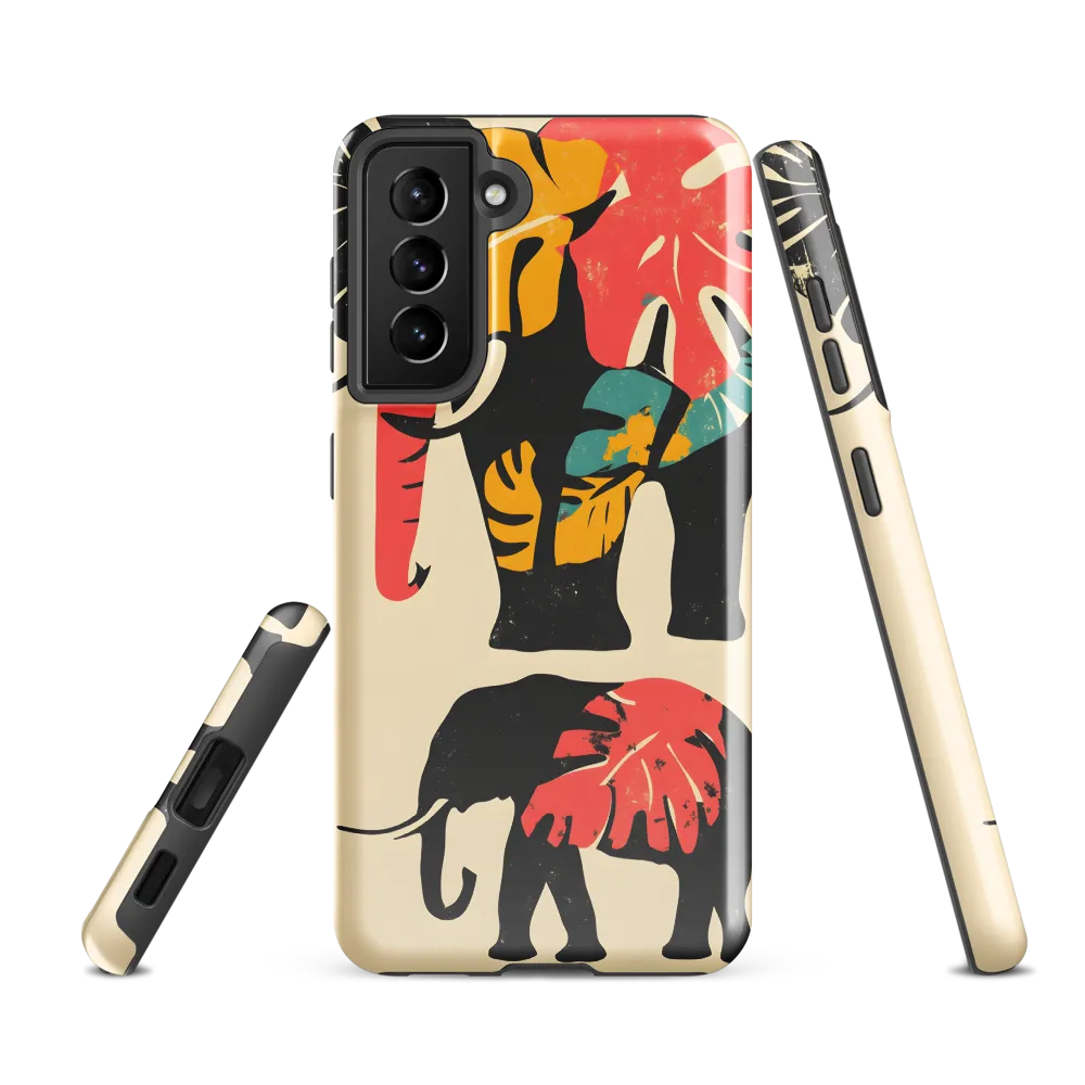 Tropical Elegance: The Elephant's Dance