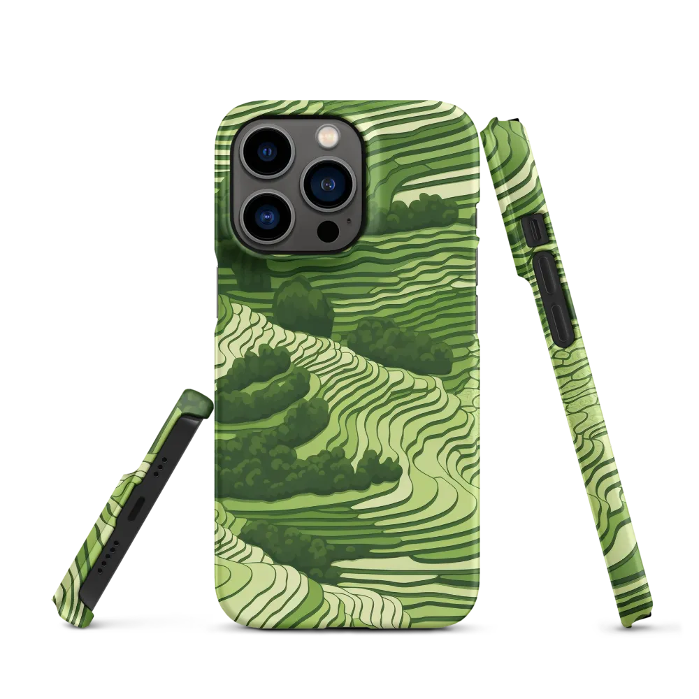 Waves of Green: An Abstract Landscape