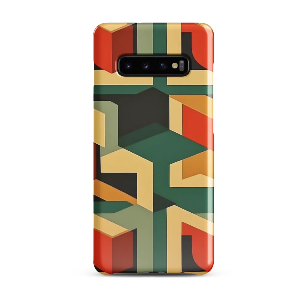 Dynamic Geometry: An Exploration of Form | Phone Case |  S10 Plus | Snap Case | Glossy