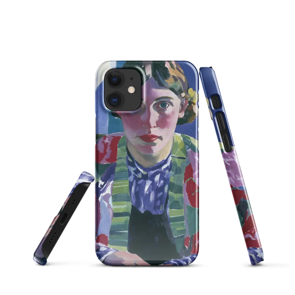 Vibrant Gaze: A Modernist Portrait