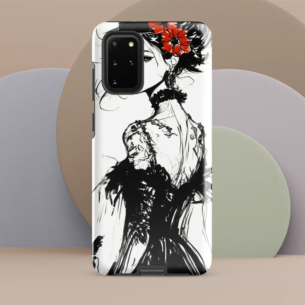 Elegance in Black and Red
