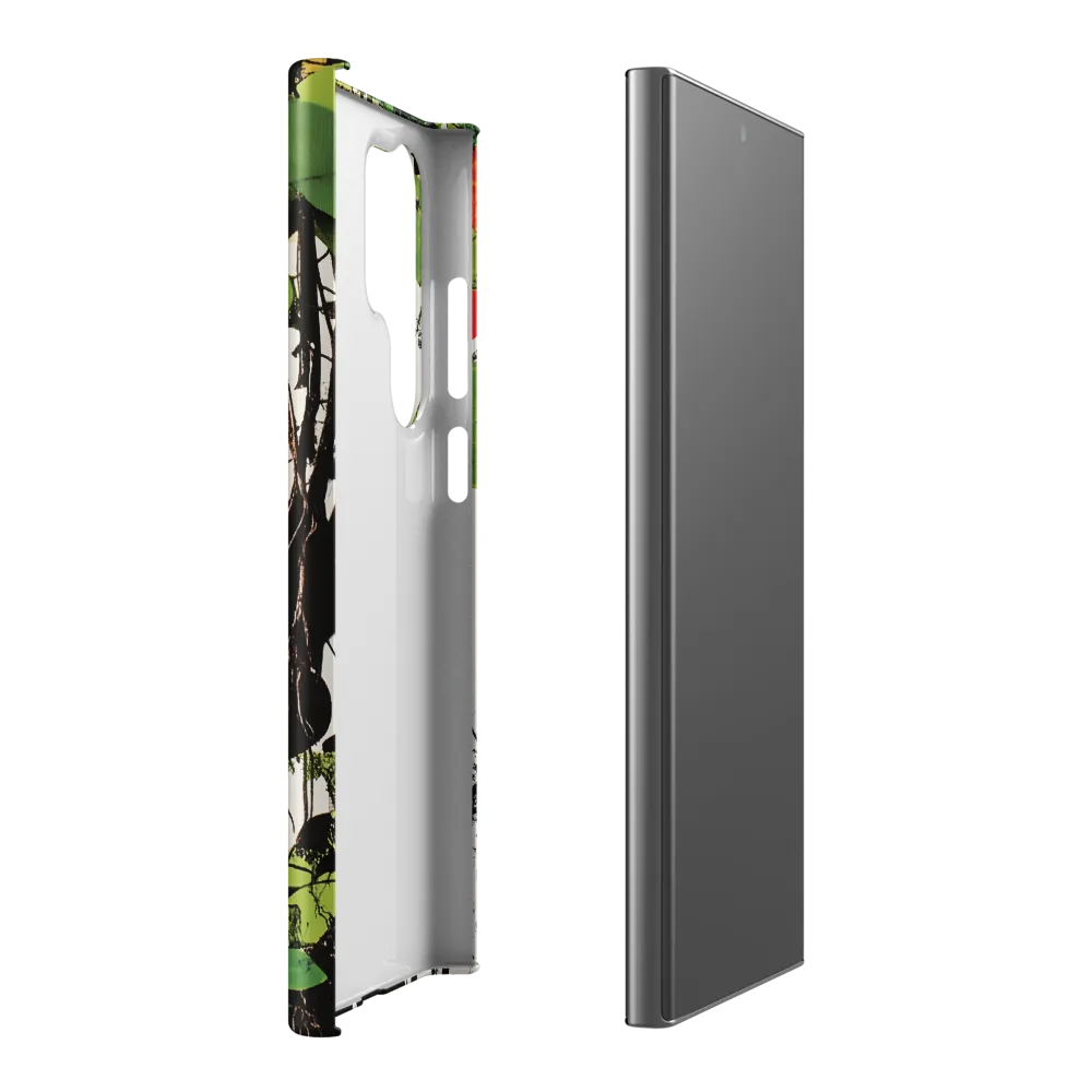 Nature's Geometry: A Contemporary Collage | Phone Case |  S23 Ultra | Snap Case | Matte
