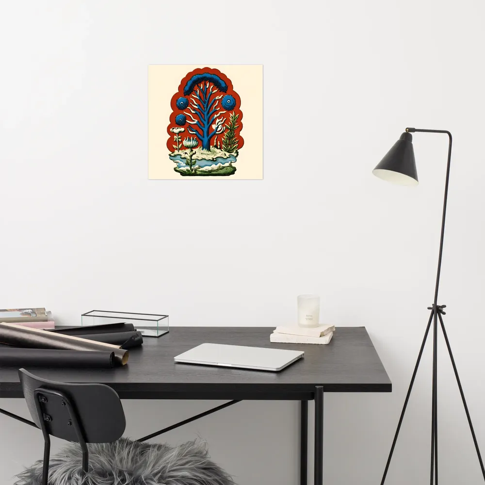 Azure Arbor 
 Poster | 18″x 18″