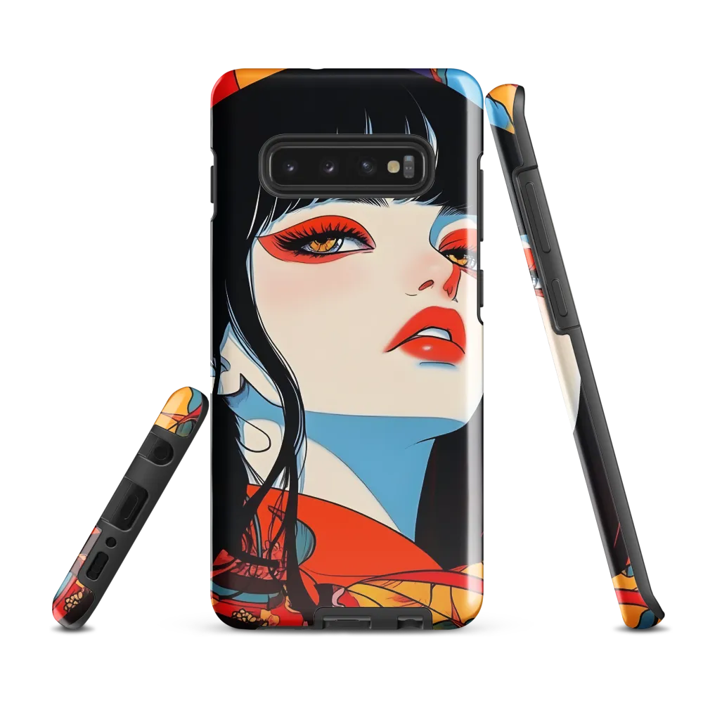 Vibrant Elegance | Phone Case |  S10 Plus | Tough Case | Glossy