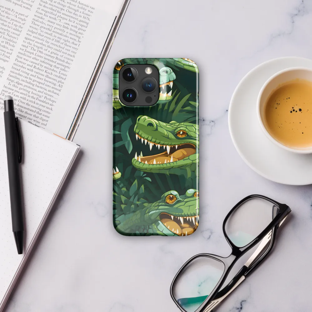 Fierce Crocodilian Medley | Phone Case |  16 Pro Max | Snap Case | Glossy
