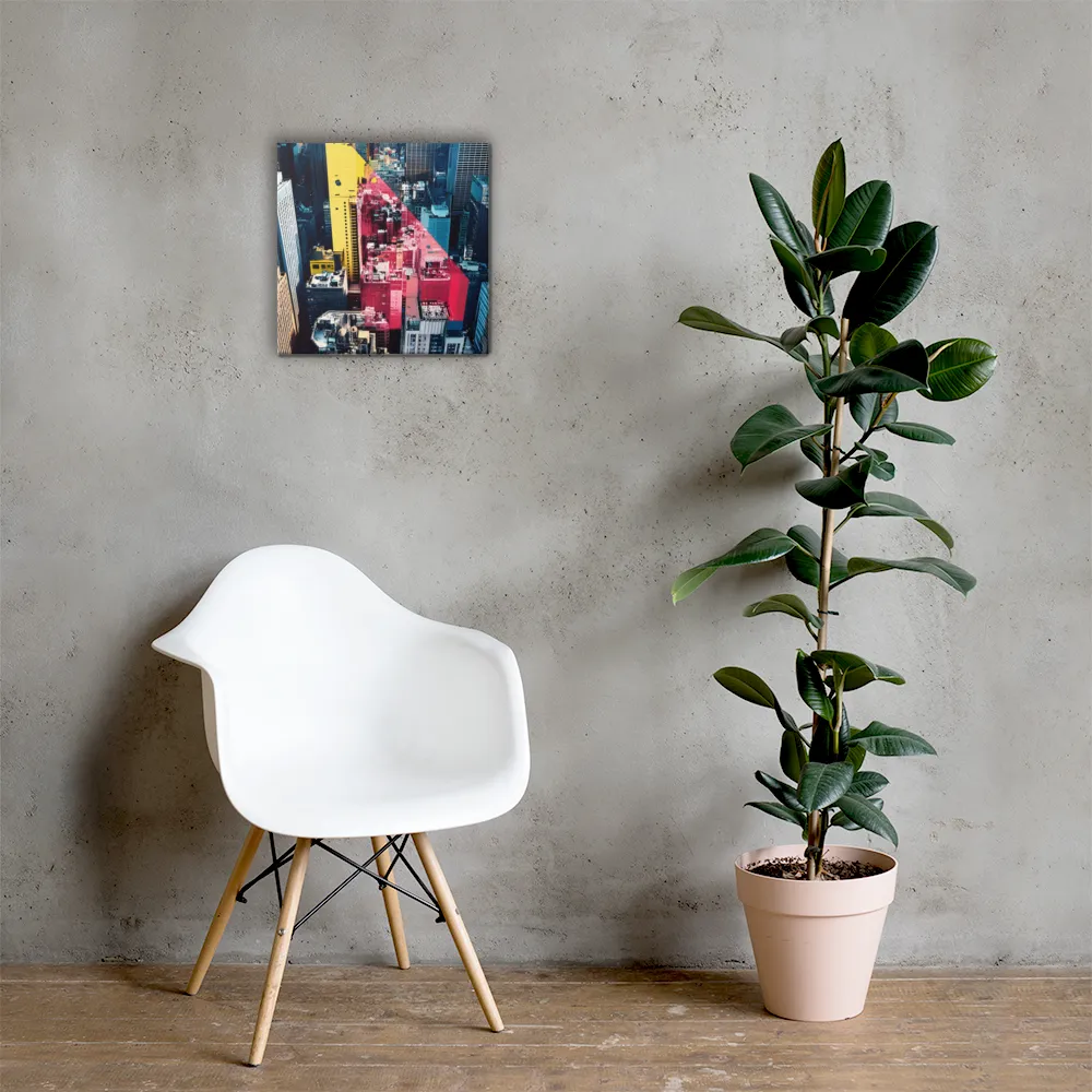 Dynamic Urban Symphony | Canvas | 16″×16″