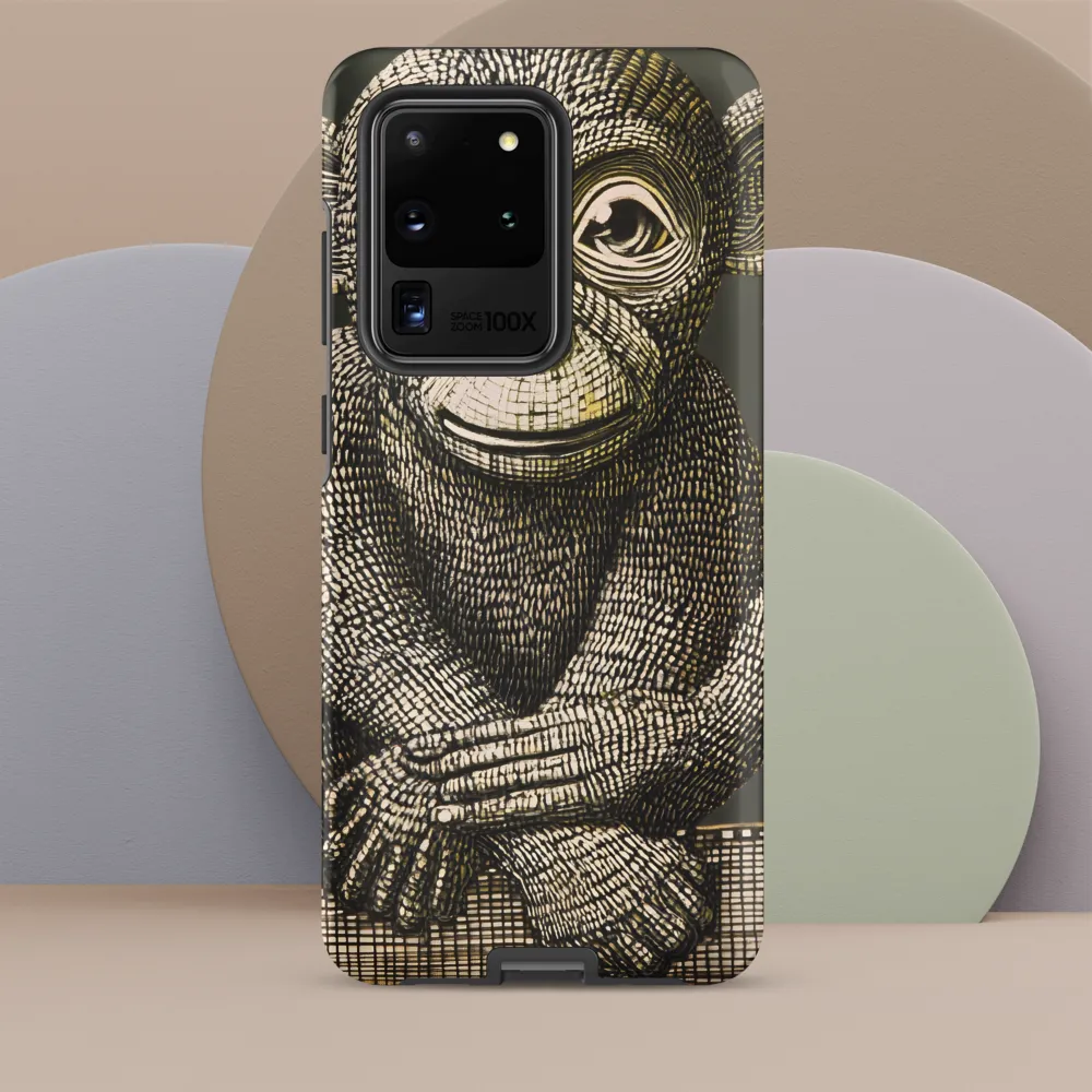 Intricate Primate Portrait