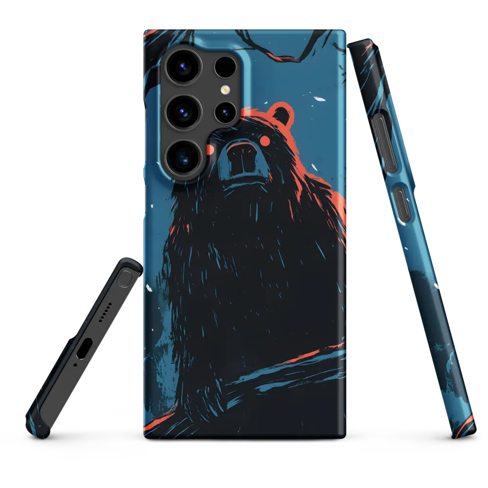 Eerie Majesty: A Bear in the Night