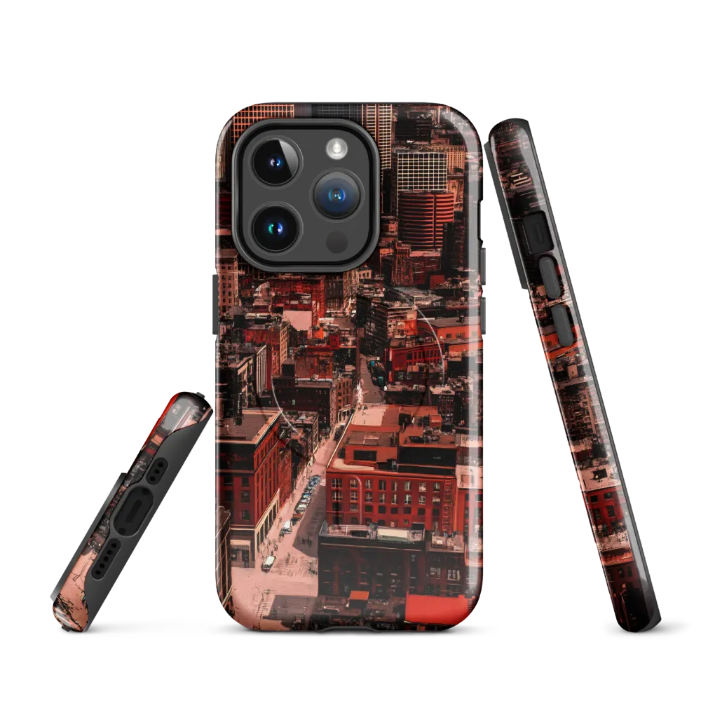Urban Mosaic: Aerial Perspective | Phone Case |  14 Pro | MagSafe® Tough Case | Glossy