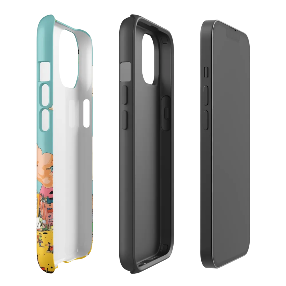 Urban Fantasia: A Whimsical Encounter | Phone Case |  14 | Tough Case | Matte