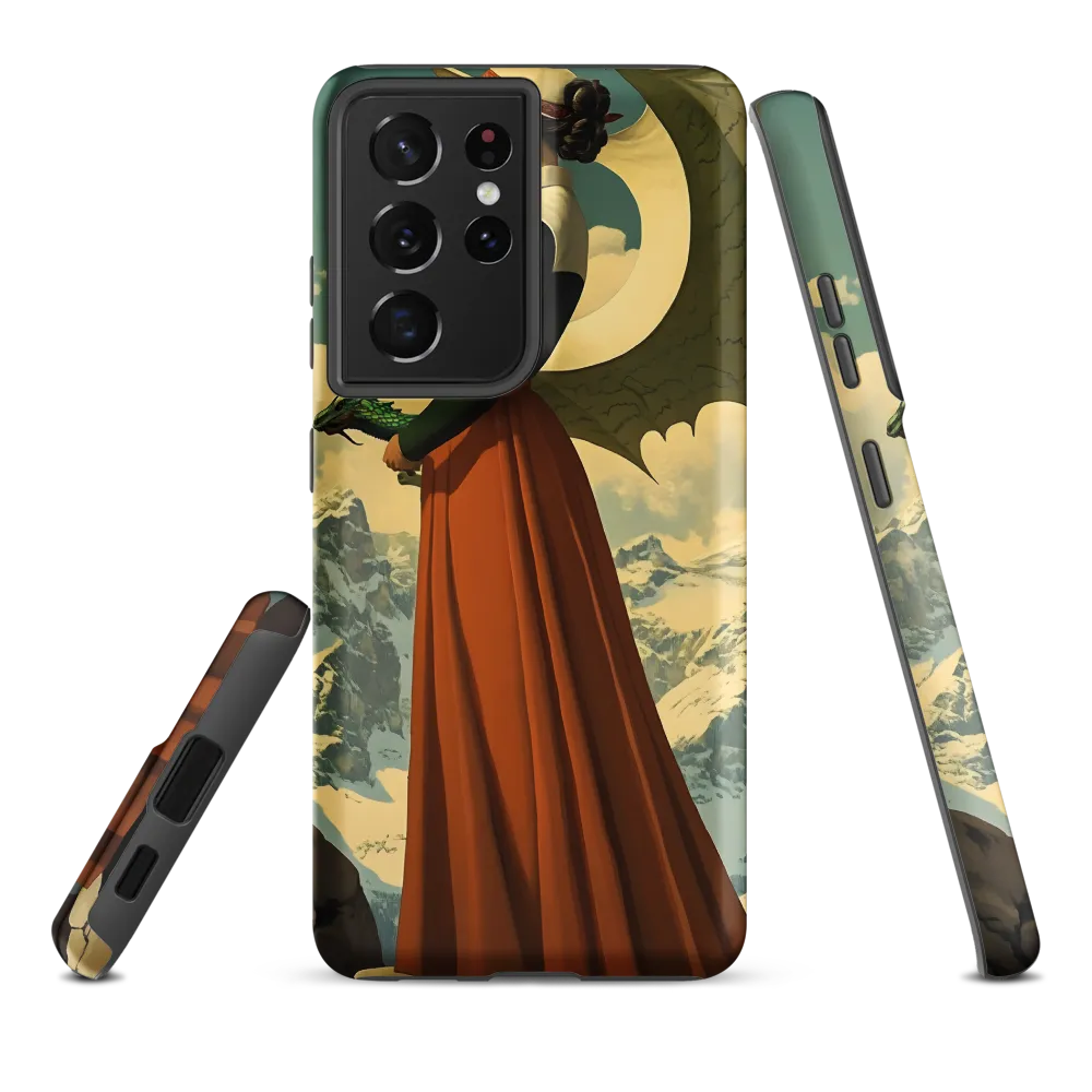 Mystic Harmony: The Dragon Keeper | Phone Case |  S21 Ultra | Tough Case | Matte