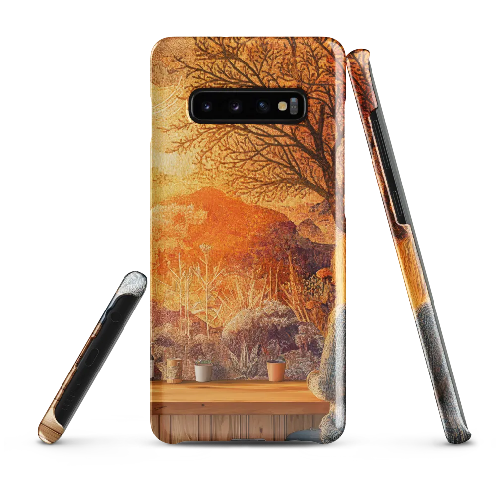 Whispers of a Golden Sunset | Phone Case |  S10 Plus | Snap Case | Glossy