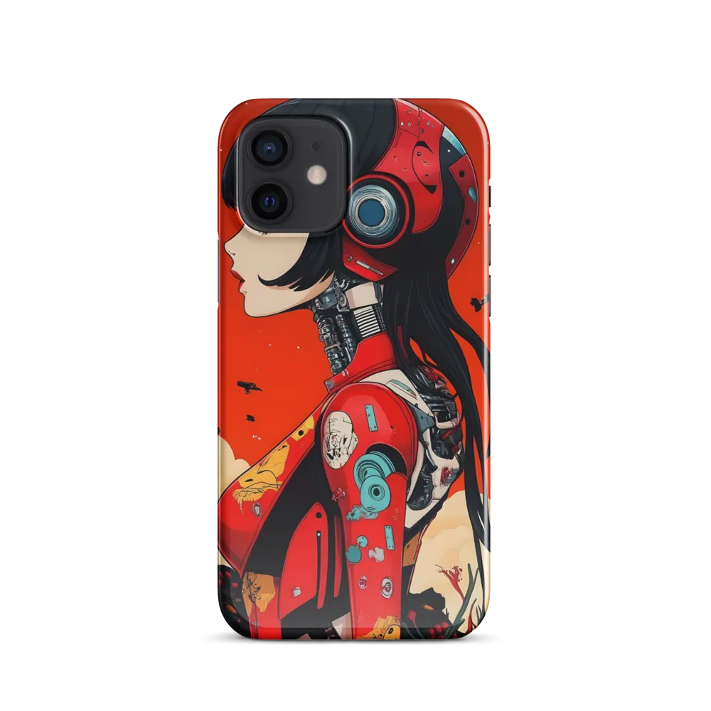 Ethereal Mechanica: A Cyberpunk Portrait | Phone Case |  12 | Snap Case | Glossy