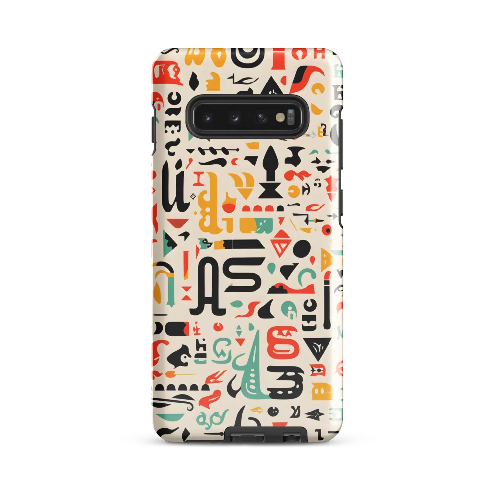 A Symphony of Symbols | Phone Case |  S10 Plus | Tough Case | Glossy