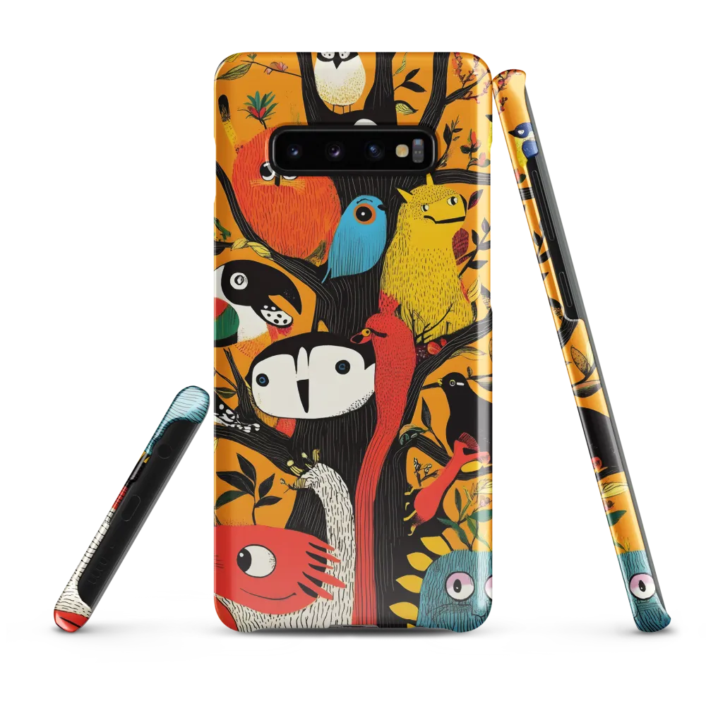 Whimsical Woodland Creatures | Phone Case |  S10 Plus | Snap Case | Glossy