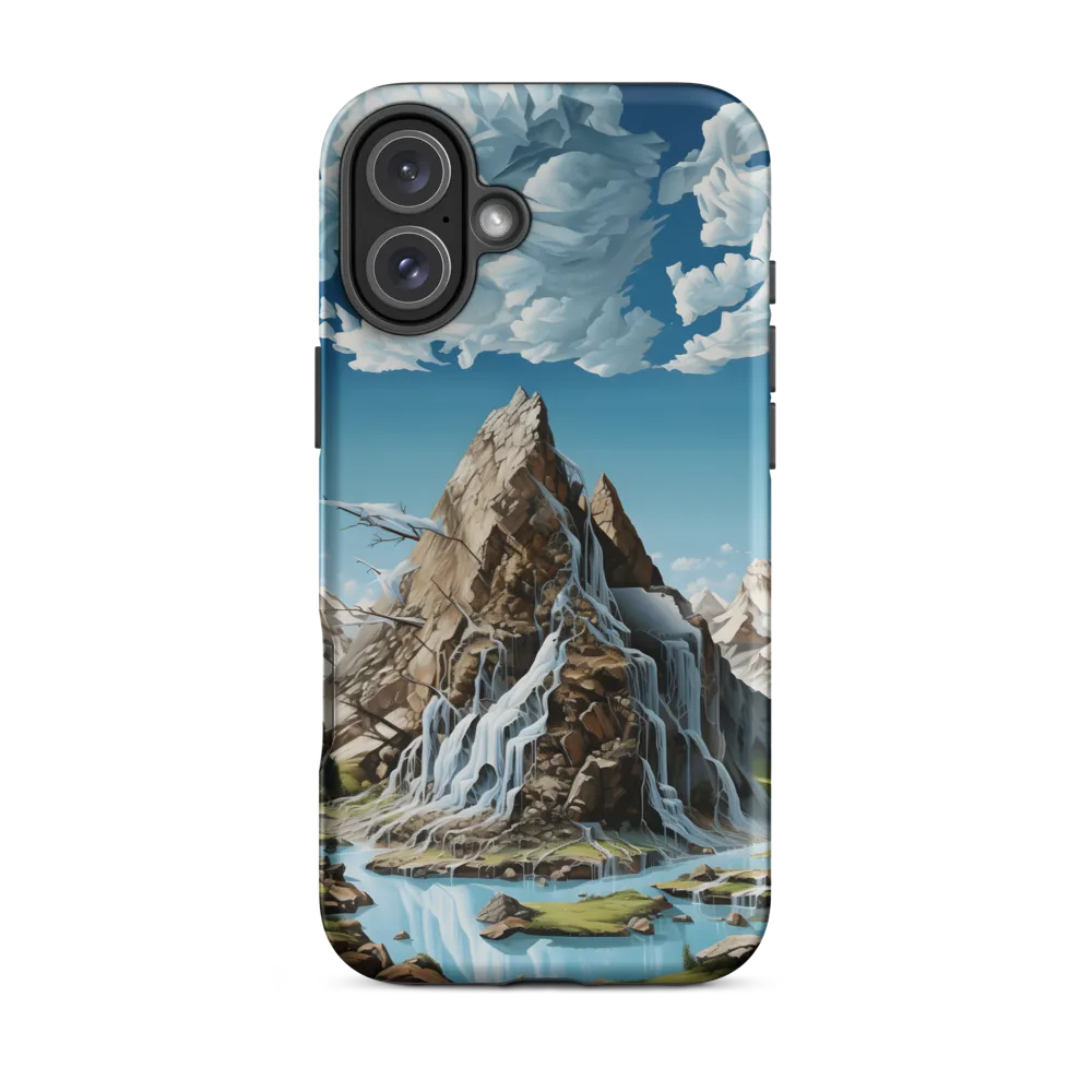 Majestic Cascade: A Mountain Masterpiece