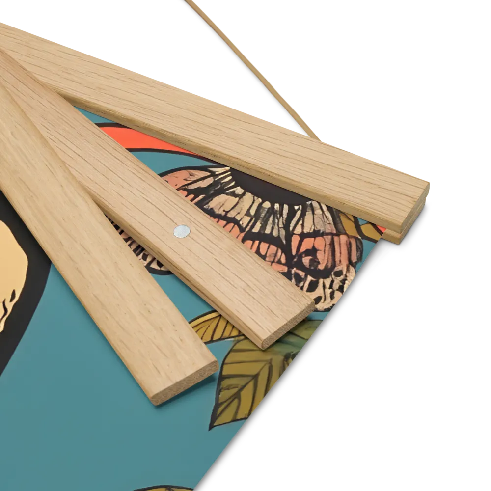 Tropical Majesty: The Toucan at Rest | Poster With Oak Wood Hanger | 16″×16″