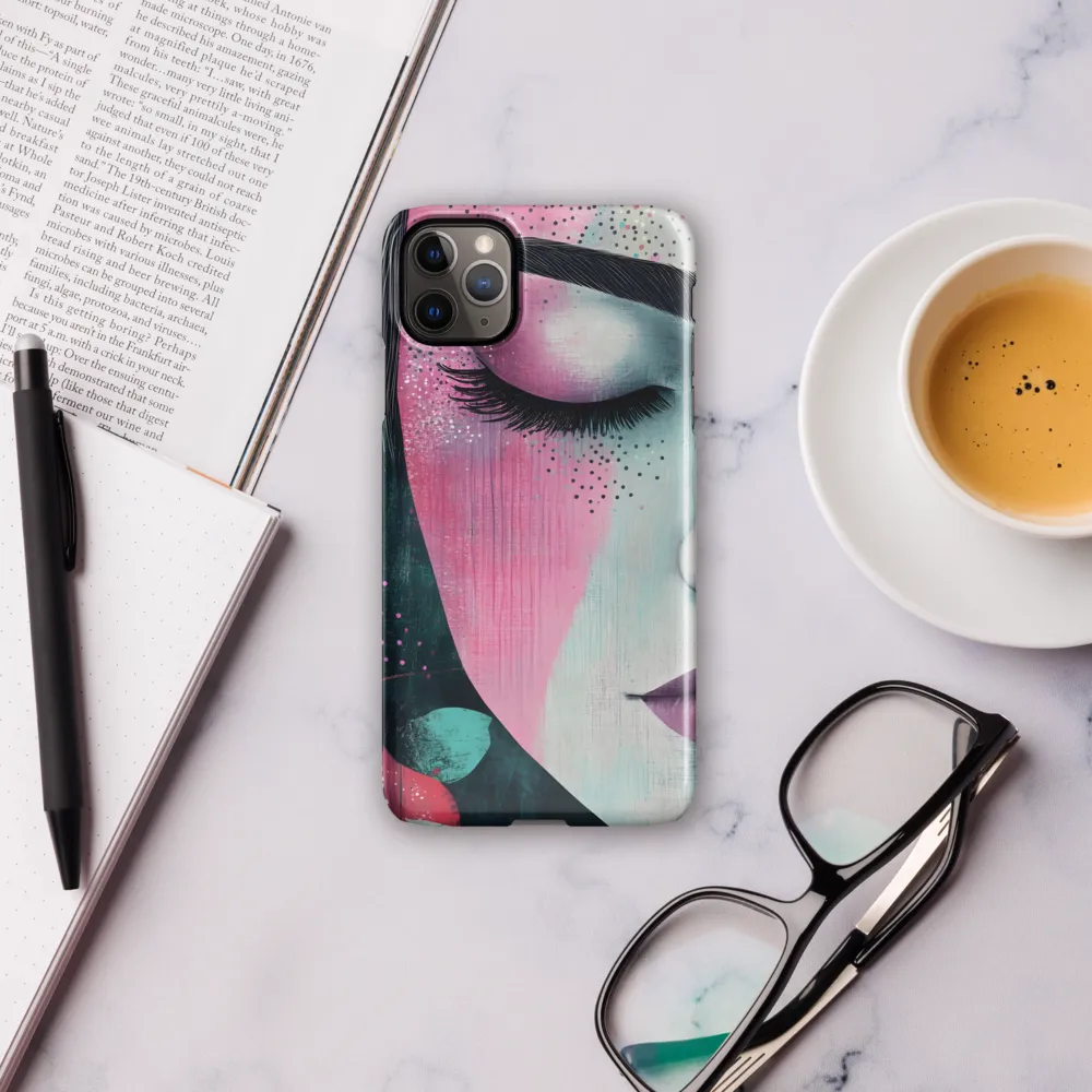 Serenity in Color: A Modern Portrait | Phone Case |  11 Pro Max | Snap Case | Glossy