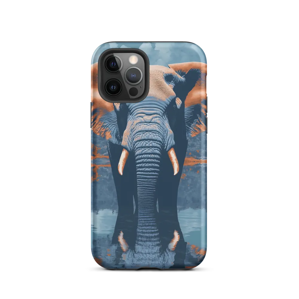 Majestic Reflection: The Elephant's Serenade