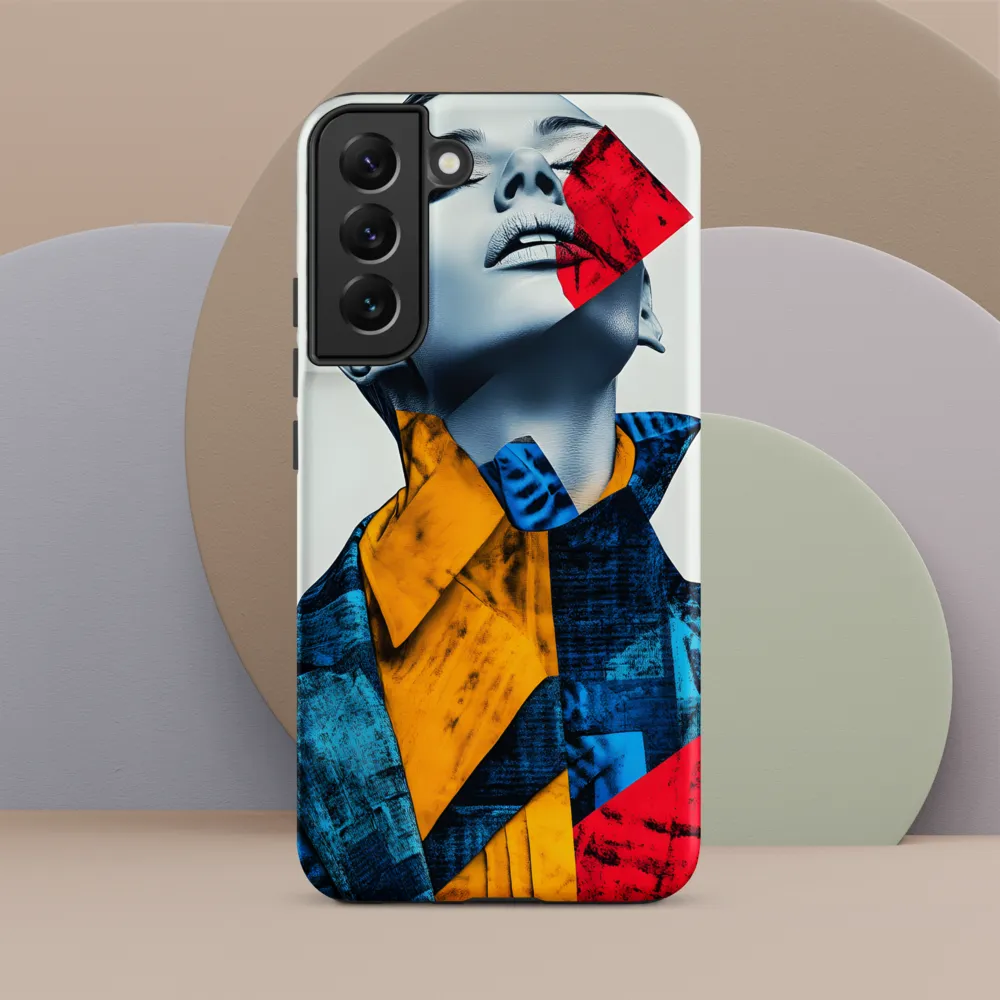 Fragmented Confidence: A Surreal Fashion Portrait