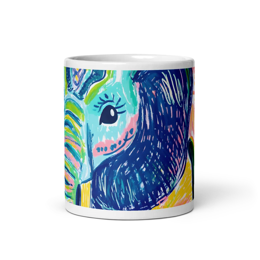 Whimsical Elephant Portrait | Mugs | Multiple Sizes & Colors